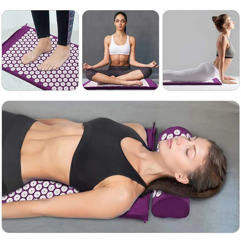 ZenFlow™ Acupressure Mat & Pillow Set