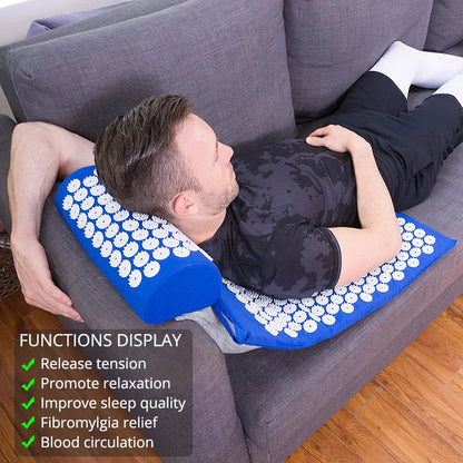 ZenFlow™ Acupressure Mat & Pillow Set