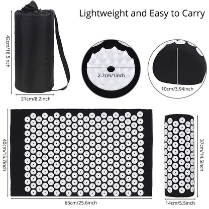 ZenFlow™ Acupressure Mat & Pillow Set