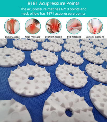 ZenFlow™ Acupressure Mat & Pillow Set
