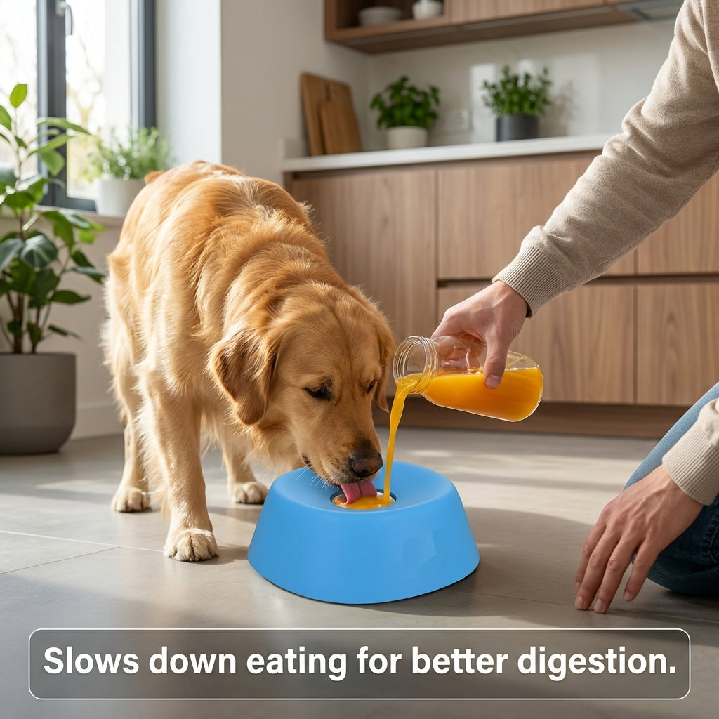 Fun Dog Lick Bowl Feeder
