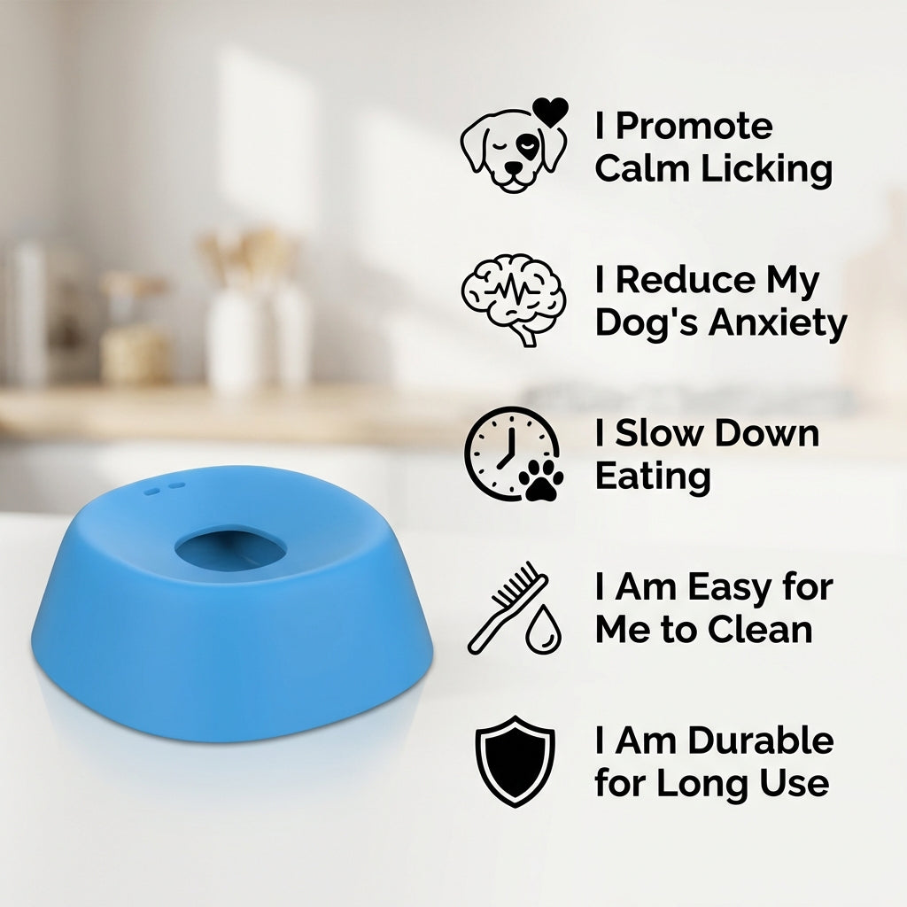 Fun Dog Lick Bowl Feeder