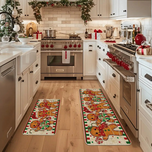 Cozy Christmas Kitchen Mats