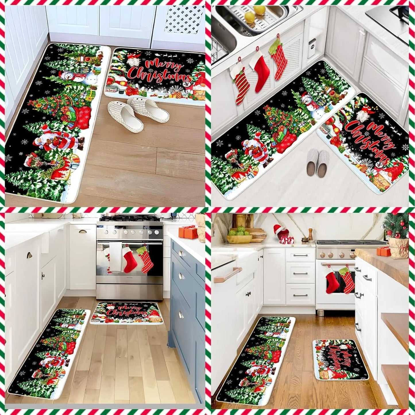 Cozy Christmas Kitchen Mats