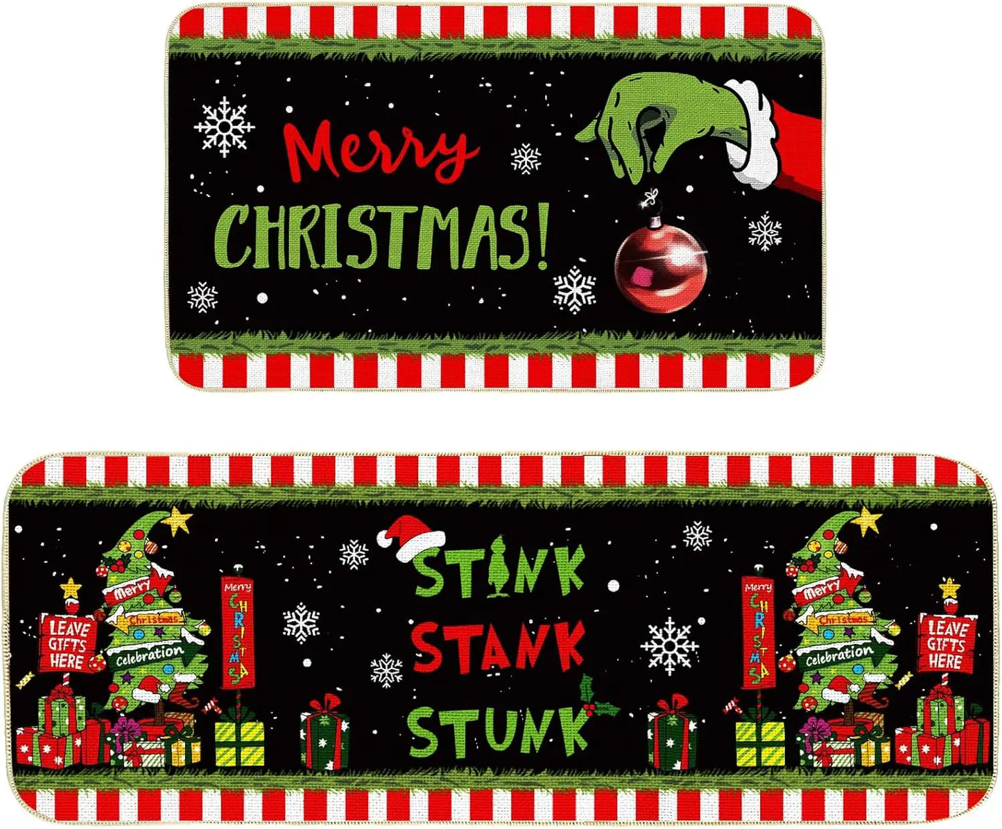Cozy Christmas Kitchen Mats