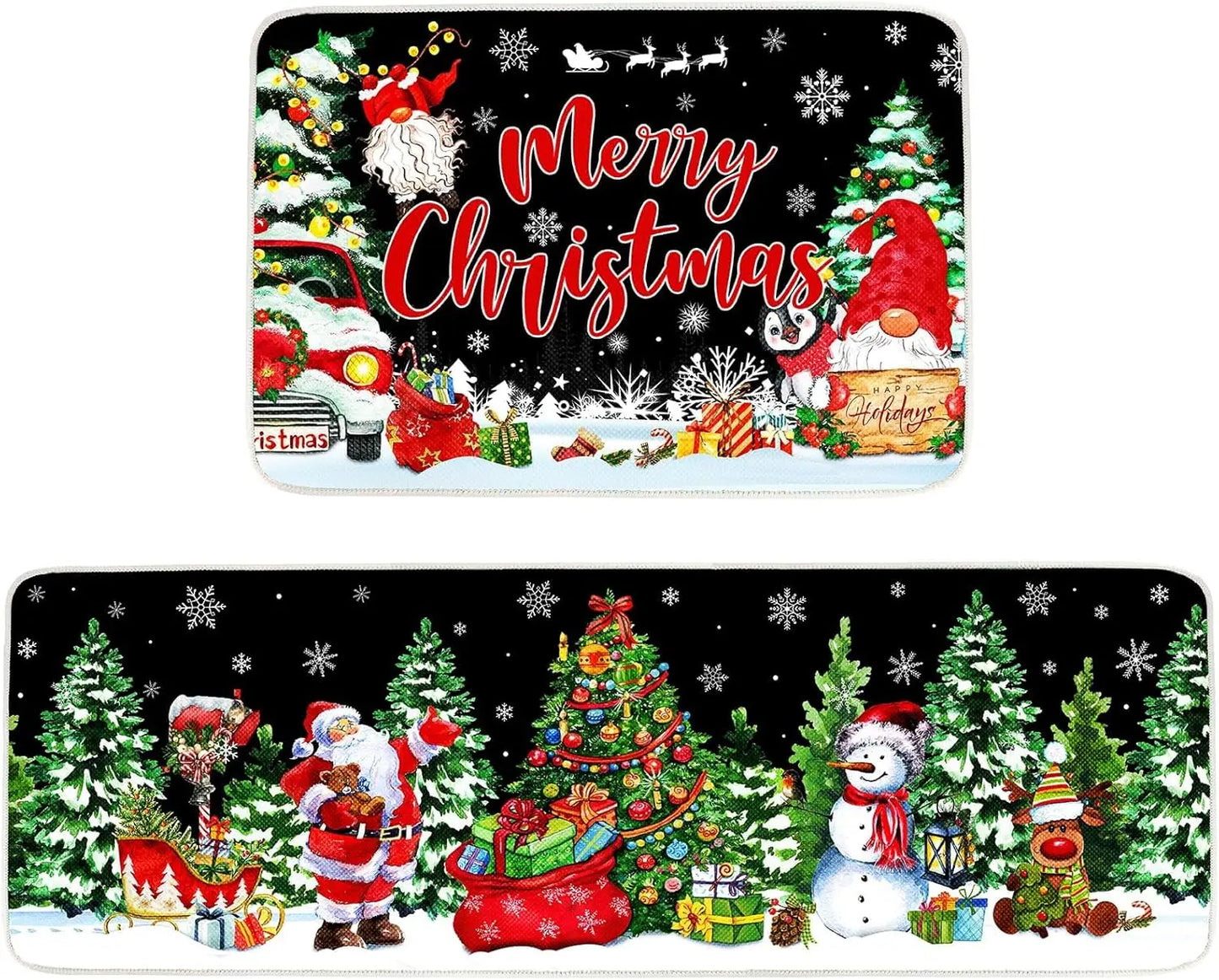 Cozy Christmas Kitchen Mats